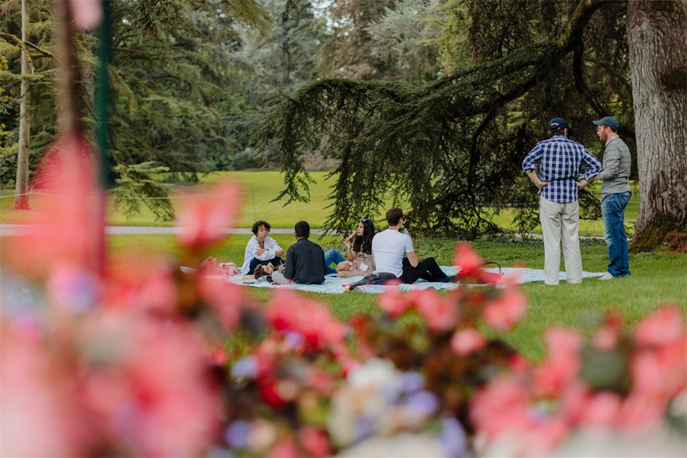 Science Picnic on the Arboretum Lawn.