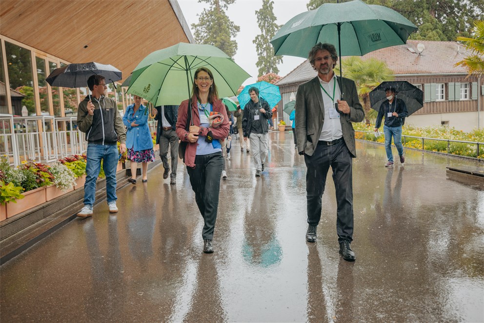 Arriving on Mainau Island.