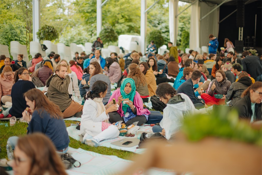 Science Picnic on the Arboretum Lawn.