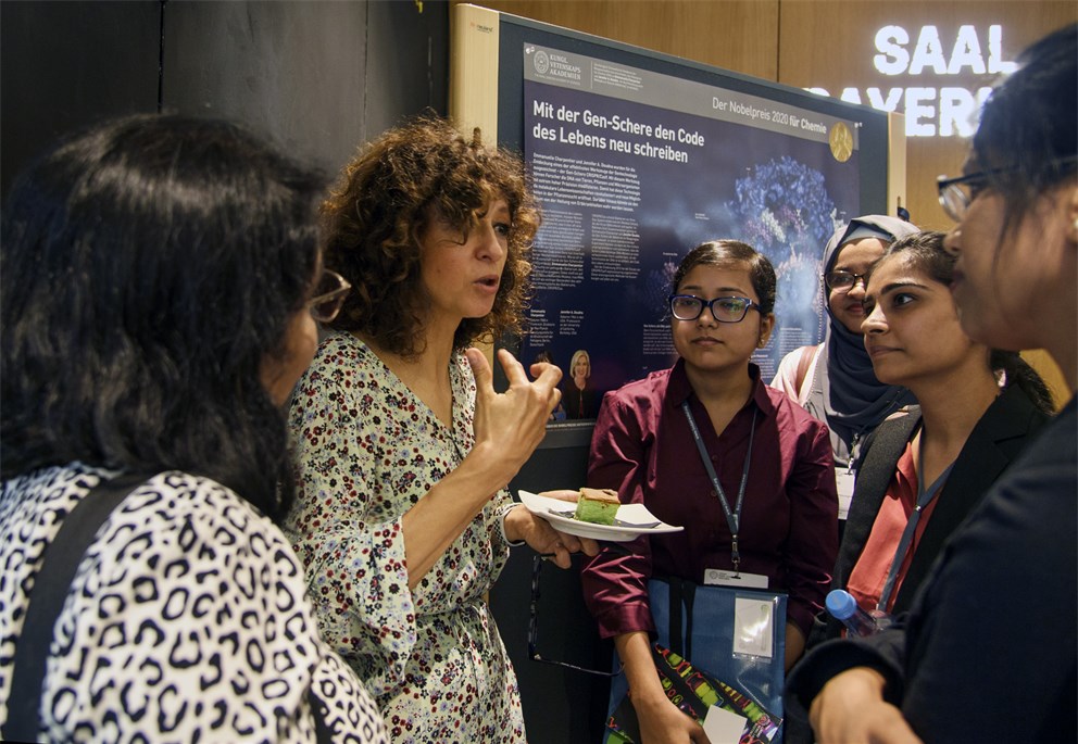Emmanuelle Charpentier and Young Scientists