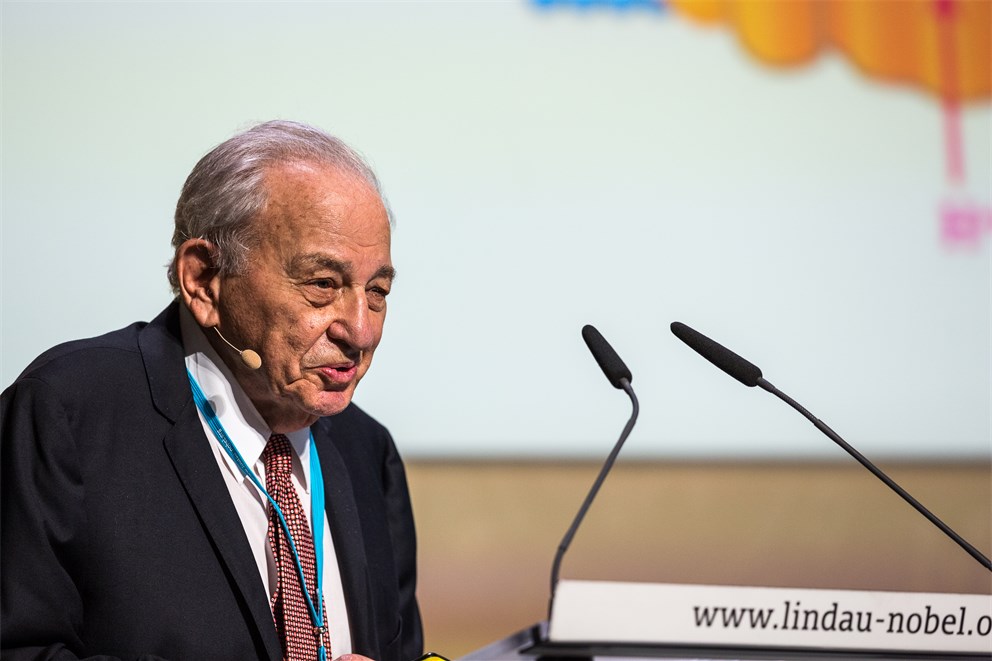 Rudolph Marcus at the 67th Lindau Nobel Laureate Meeting