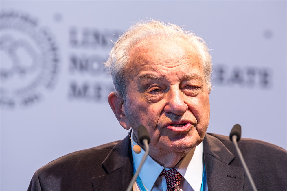 Rudolph Marcus at the 2015 Lindau Meeting